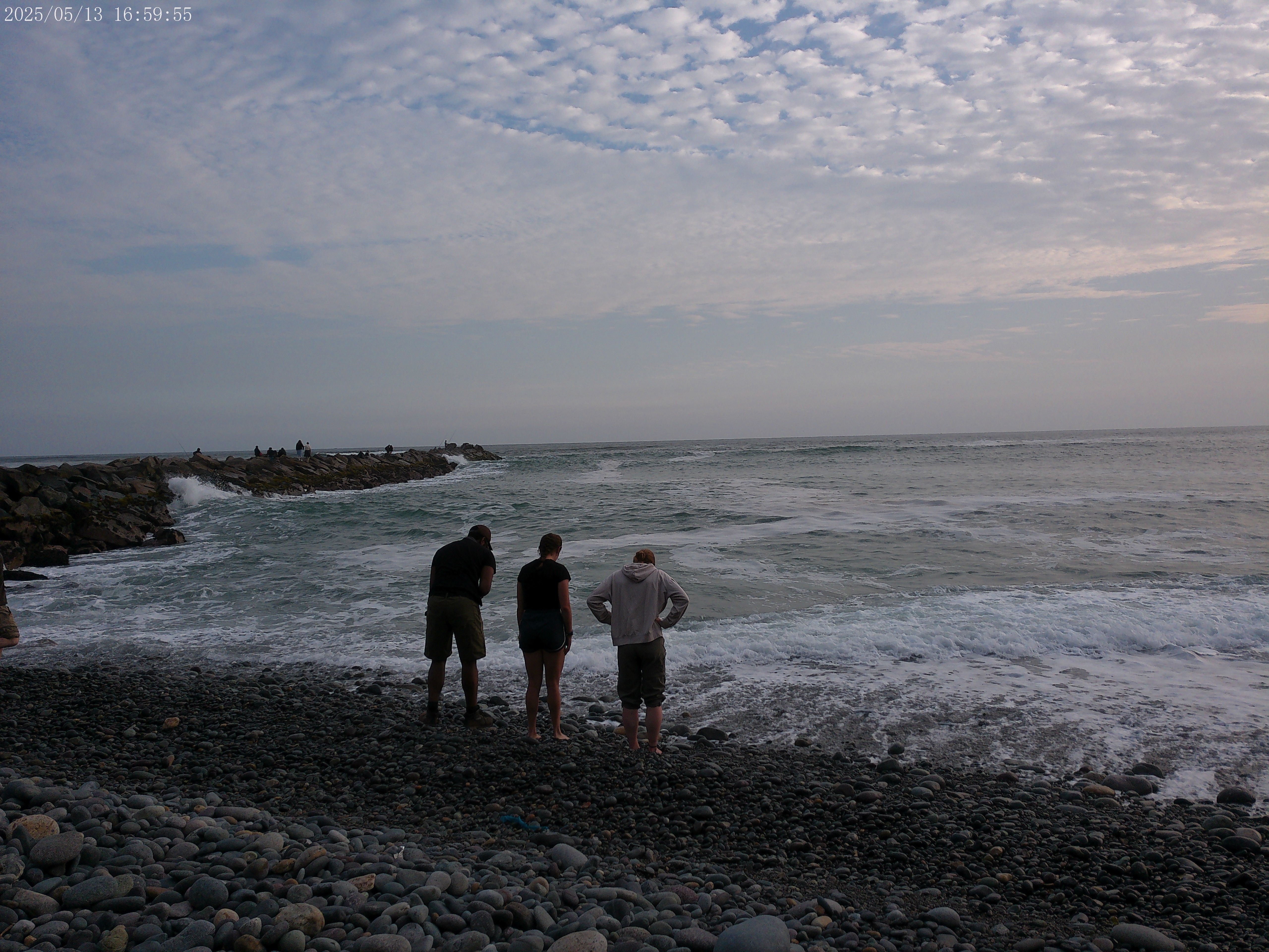 At the beach