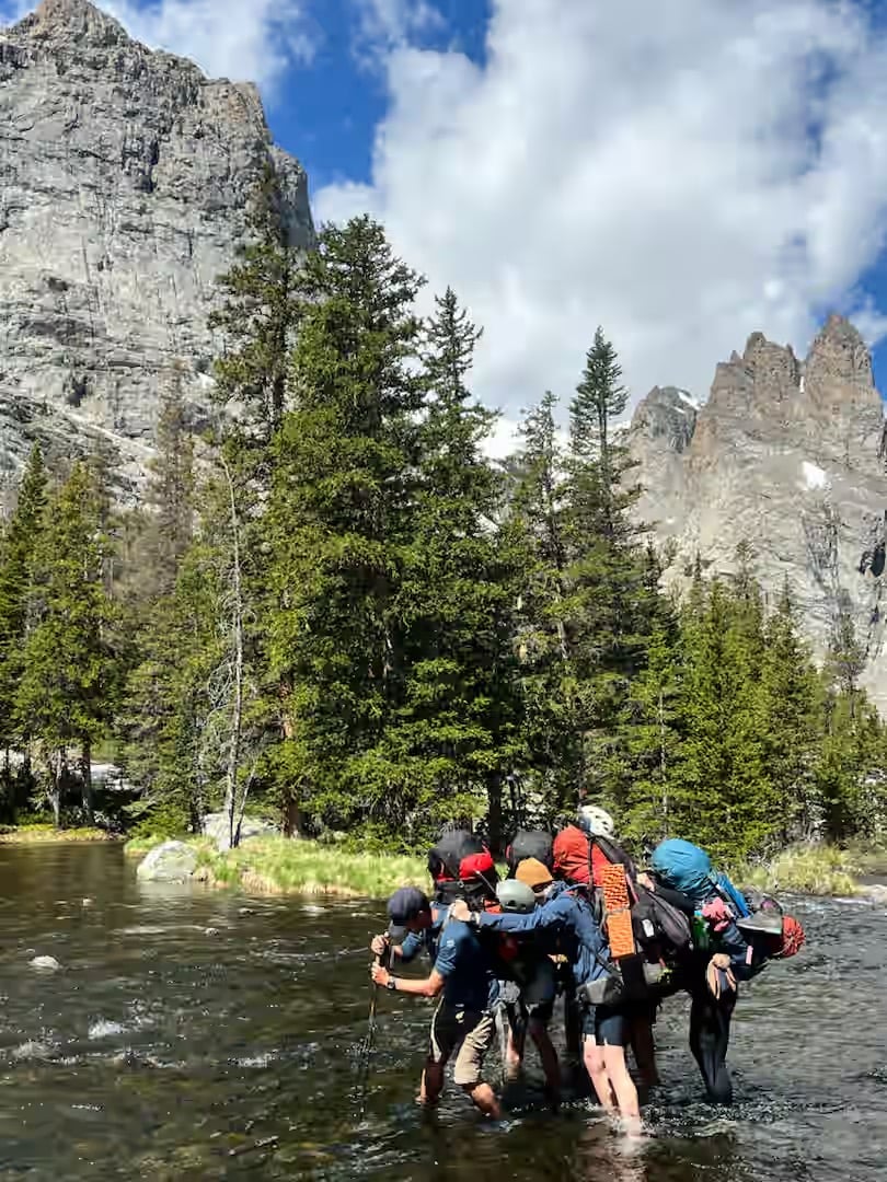Water river crossing