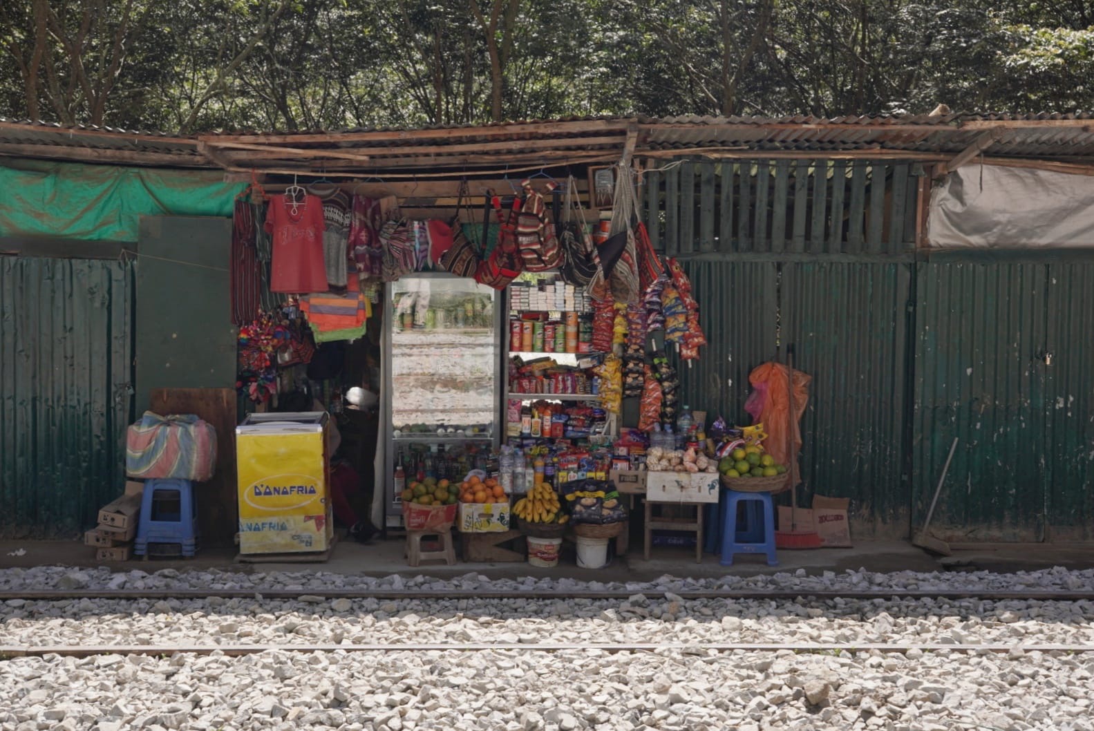 Shops on the tracks