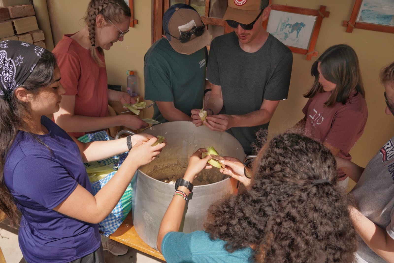 Tamale making